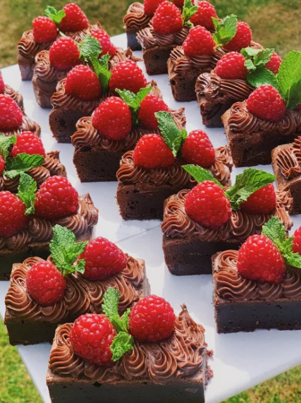 Wedding dessert grazing table with sweets and treats