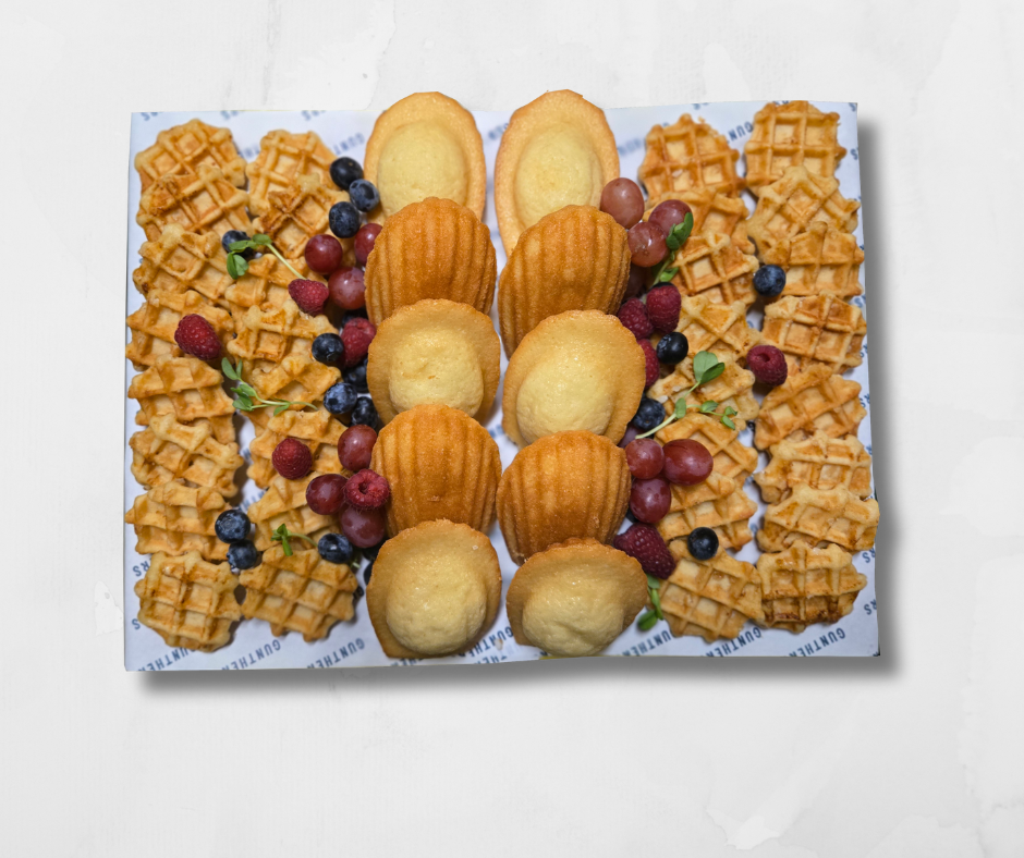 Mini Waffle and Madeleine Platter